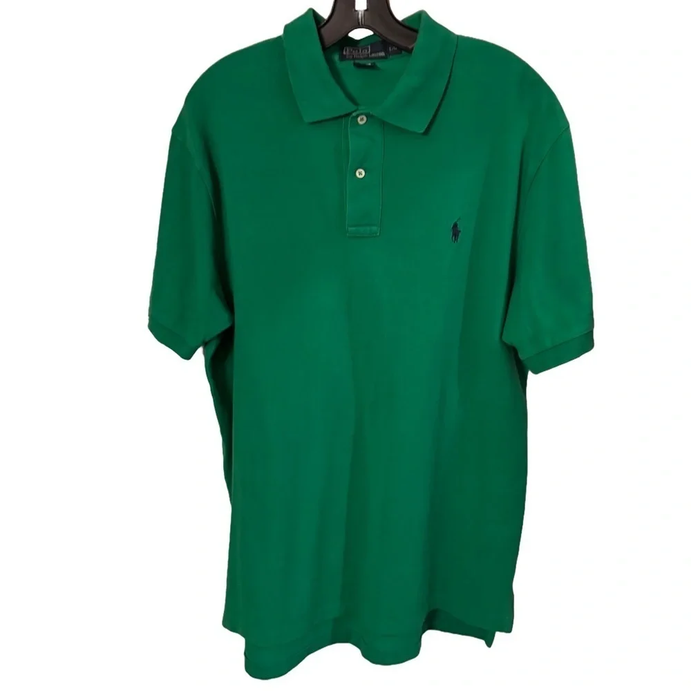 POLO Ralph Lauren Men’s Golf Polo Shirt Sz Large Green Preppy